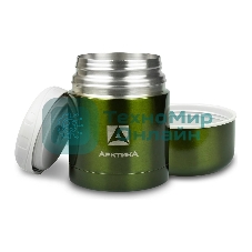 Термос Арктика 302-500 болотный, широкое горло 0,5 л Супер широкое горло, 0,5 л, для супа и еды, холод/тепло 12 ч