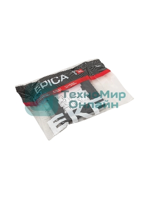 Рамка 1 - местная Эпика EKF UP1-FPB-01 черная, пластик