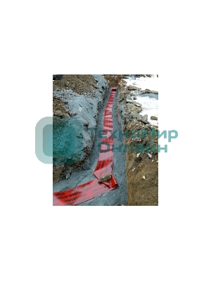 Лента сигнальная Протэкт ЛСЭ-300/100 кр/ч ЛСЭ-300мм 