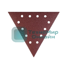 Треугольник шлифовальный PATRIOT на липучке, 285мм, 12 отверстий, Р240, 10 шт
