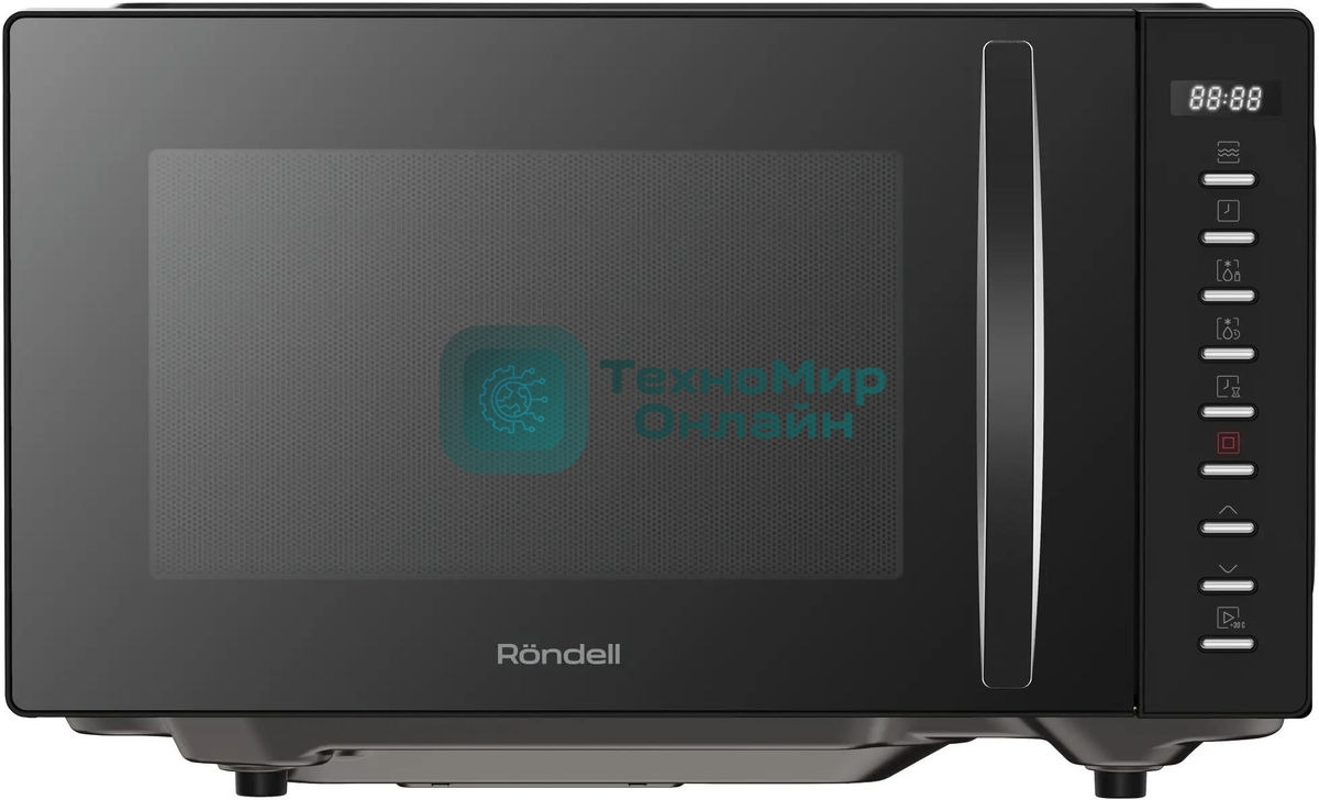 Микроволновая печь Rondell RDE-MW204 черный, 20 л, 700 Вт, переключатели - кнопки