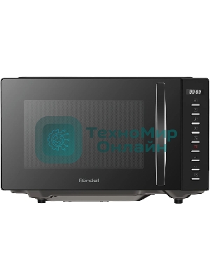 Микроволновая печь Rondell RDE-MW204 черный, 20 л, 700 Вт, переключатели - кнопки