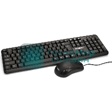 Комплект клавиатура+мышь ExeGate Professional Standard Combo MK120 проводной, USB, 1000 DPI, чёрный