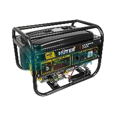 Электрогенератор бензиновый Huter DY3000LX, 2.7 кВт, 67 дБ, 45 кг
