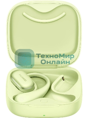 Наушники TWS Huawei FreeArc (Moose-T00) зеленый, открытые (накладные с дужкой), Bluetooth, до 7 ч