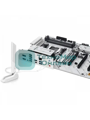 Материнская плата ASUS B650E MAX GAMING WIFI W, AM5, AMD B650, 4xDDR5, 4xSATA, 3xM.2, 1xPCIe 5.0 x16, 1xPCIe 4.0 x4, 2xPCIe 3.0 x1, 1xDP, 1xHDMI, 1x2.5Gb LAN, Wi-Fi 6E, Bluetooth 5.3, 1xUSB-C 10Gbps, 3xUSB-A 10Gbps, 2xUSB-A 5Gbps, 2xUSB-A 2.0, 3x3.5 мм, 7.1, ATX