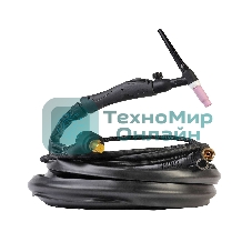 Горелка PATRIOT для аргонодуговой TIG сварки, универсальная для аппаратов TIG и MMA, 4м, 200А, DX50