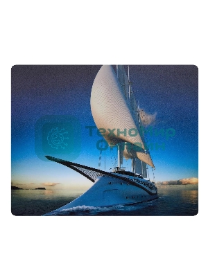 Коврик для мыши Buro BU-R51753 рисунок/яхта