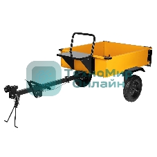 Прицеп для мотоблока Denzel TT-500, оцинк., груз. 500 кг, рег. сцепка, колеса 4.00-10, в упаковке