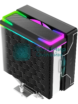 Кулер для процессора Ocypus Delta A40 SE BK ARGB, 120мм ARGB FAN, Top ARGB Panel, 4 HEAT PIPES, 4-PIN PWM, 800-1800 RPM, 31DBA, HYDRO BEARING, LGA115X/1200/1700/18XX, AM4/AM5