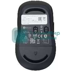Мышь беспроводная Xiaomi Dual-mode Wireless Mouse 2 черный, 1200 dpi, радиоканал, Bluetooth, USB, кнопки - 5