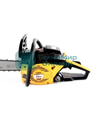 Пила цепная бензиновая Denzel DGS-5218, шина 45 см, 52см3, 3,5 л.с., шаг 0,325, паз 1,5 мм,