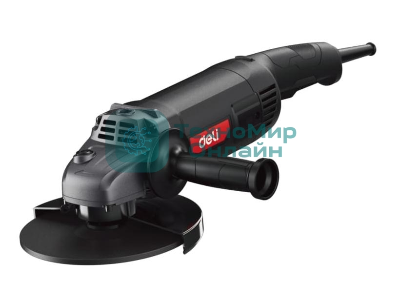 Угловая шлифовальная машина Deli DE-JM180-1E (2000Вт, 180мм, 8500об/мин, картон)