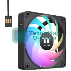 Вентилятор для корпуса Thermaltake CT140 EX Sync ARGB 140х140x25 черный 4-pin 30.7дБ (упак.:3шт) (CL-F182-PL14SW-A) Ret