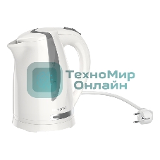 Чайник электрический Maxvi KE1701P белый/серый