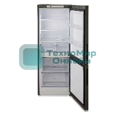 Холодильник Бирюса W6141 графит двухкамерный 165/60л морозилка снизу