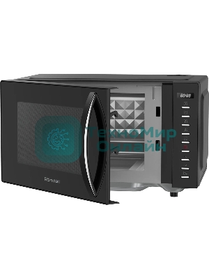 Микроволновая печь Rondell RDE-MW204 черный, 20 л, 700 Вт, переключатели - кнопки