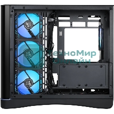 Корпус SAMA V62S, Midi-Tower, чёрный, 4 x 120 мм