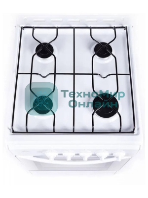 Плита газовая Flama RG 24019 белый, конфорок 4 шт, духовка 50 л, 50 см x 85 см x 60 см
