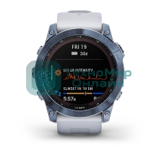 Умные часы Garmin Fenix 7x Sapphire Solar синий минерал 51мм
