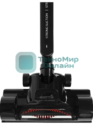 Пылесос вертикальный Deerma DX700 Pro черный, питание от сети, 210 Вт, уборка сухая, пылесборник 0.8 л