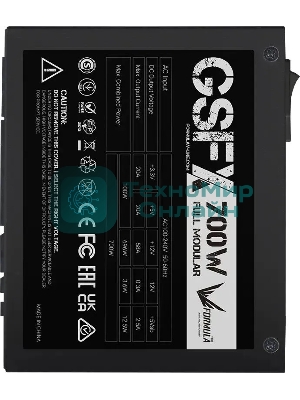 Блок питания Aerocool / Formula SFX 700W GSFX-700 80 PLUS gold (20+4pin) APFC 80мм fan 5xSATA Cab Manag RTL