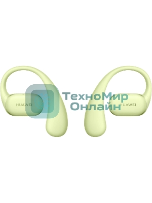 Наушники TWS Huawei FreeArc (Moose-T00) зеленый, открытые (накладные с дужкой), Bluetooth, до 7 ч