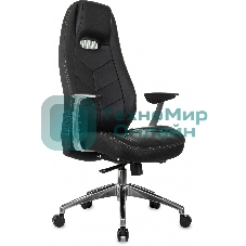 Кресло Бюрократ Zen/Black черный, кожа