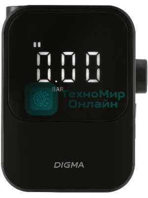 Автомобильный компрессор Digma QBK-120B черный, шланг 0.2м