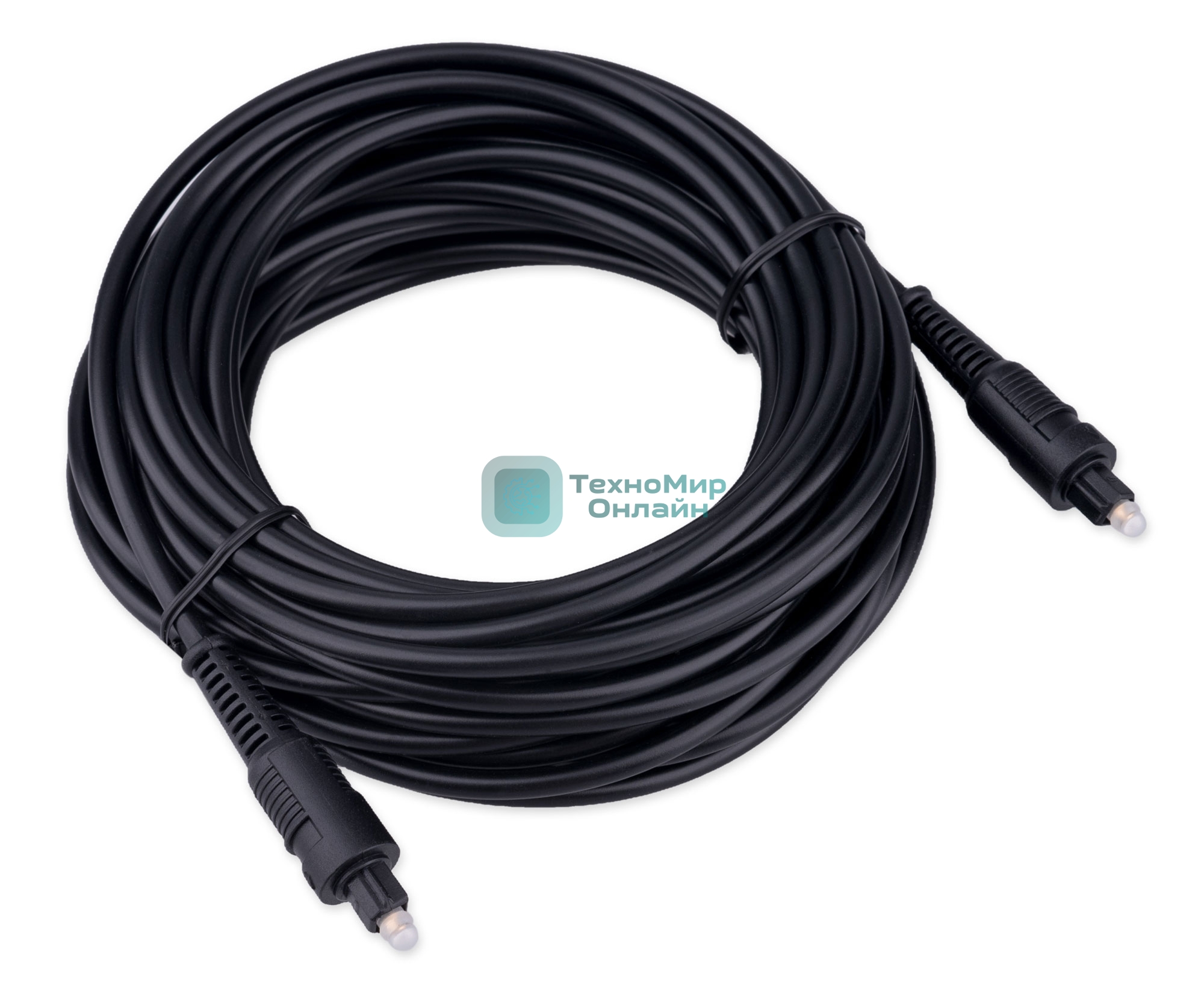 Кабель оптический Cablexpert CC-OPT-10M-N, Toslink 2xODT M/M, 10м, черный, пакет