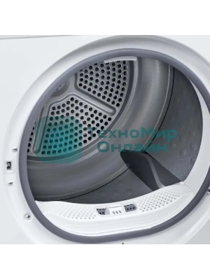 Сушильная машина Бирюса DM-MG8/03 белый, 8 кг, сушка - конденсационная, программ - 16, 59.5 x 84.5 x 60 см