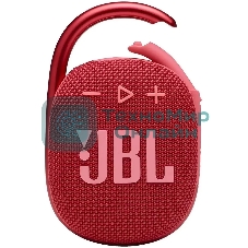 Колонка портативная JBL Clip 4 красный 5W 1.0 BT 15м 500mAh (JBLCLIP4REDAM)