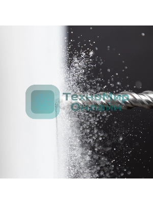 Бур по бетону Denzel двойная спираль, Cobalt W-tip, 16x460 мм, SDS PLUS