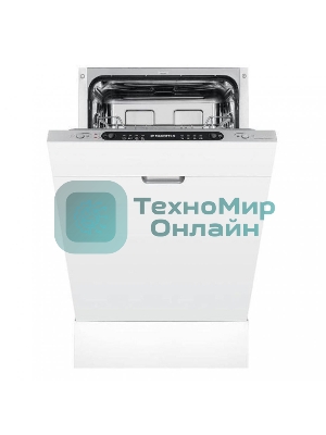 Встраиваемая посудомоечная машина Maunfeld MLP4249G02, серебристый, 44.8 см, 9 компл., 49 дБ, класс A++