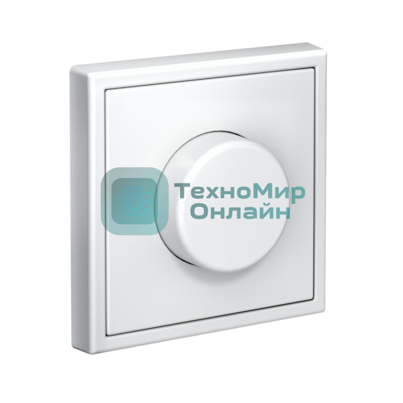 Светорегулятор поворотно-нажимной (диммер) ArtGallery LED RC 400Вт механизм бел. SE GAL000123