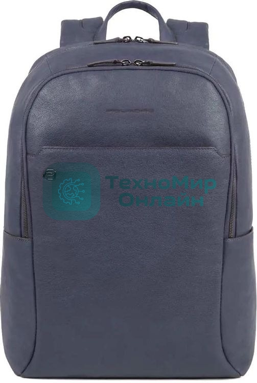 Рюкзак Piquadro Black Square CA4762B3/BLU4, кожа, темно-синий