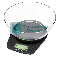 Весы кухонные Maxvi KS102P черный