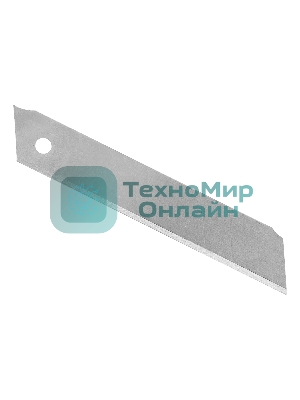 Лезвия Denzel 18 мм, сталь SK5 - 0,5 мм, многосегментные, 10 шт.