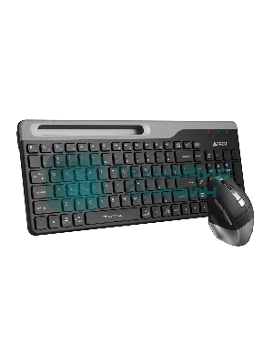 Комплект клавиатура+мышь A4Tech FStyler FB2535C беспроводной, USB + Bluetooth, 2000 DPI, черный