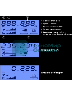Источник бесперебойного питания ExeGate Smart LB-650.LCD.AVR.4C13.USB (650VA/390W, LCD, AVR, 4*C13, USB, батарея 12V 7Ah, черный)