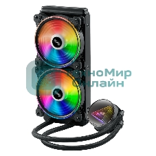 Система жидкостного охлаждения XPG Levante X 240, черный 120мм алюминий+медь 2000rpm 18.17db 4-pin 250W