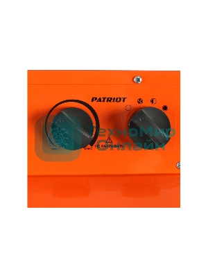 Тепловентилятор Patriot PT-R 24, оранжевый/черный, 24 кВт, 380В, терморегулятор