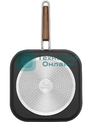 Сковорода-гриль Rondell Fjord RDA-1798, 26 см, без крышки, черный