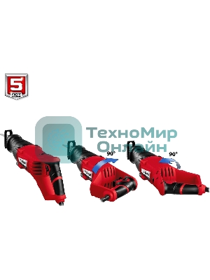 Пила сабельная Зубр [ЗПС-850 Э] 850 Вт, 0-2800 ход/мин, рез 150 мм (дерево), 12 мм (сталь), ход штока 28 мм