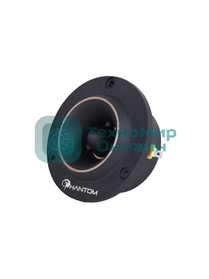 Колонки автомобильные Phantom MT30, 80Вт, 98дБ, 4Ом, 2.5 см, без решетки (1 дюйм) (ком.:2 кол.)