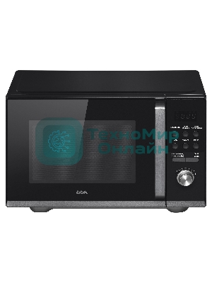 Микроволновая печь BBK 25MWS-954T/B черный, 25 л, 900 Вт, переключатели - кнопки, поворотный механизм