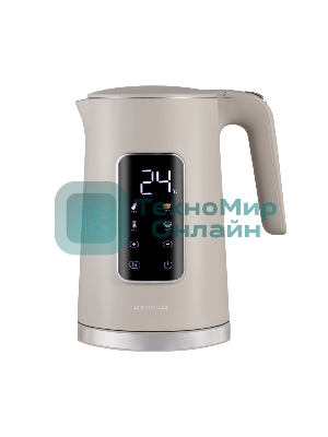 Чайник электрический Maunfeld MGK-635DBG бежевый, 1.7 л, 2200 Вт