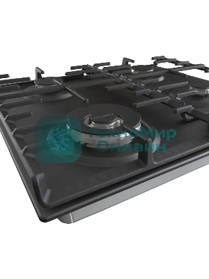 Газовая варочная панель Gorenje GW642SYB, 4 конфорки, эмалированная сталь, черный