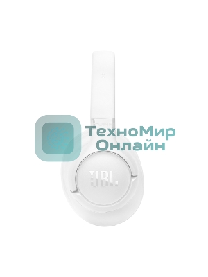 Беспроводные/проводные наушники JBL Tune 730BT белый, полноразмерные, Bluetooth + проводной, быстрая зарядка
