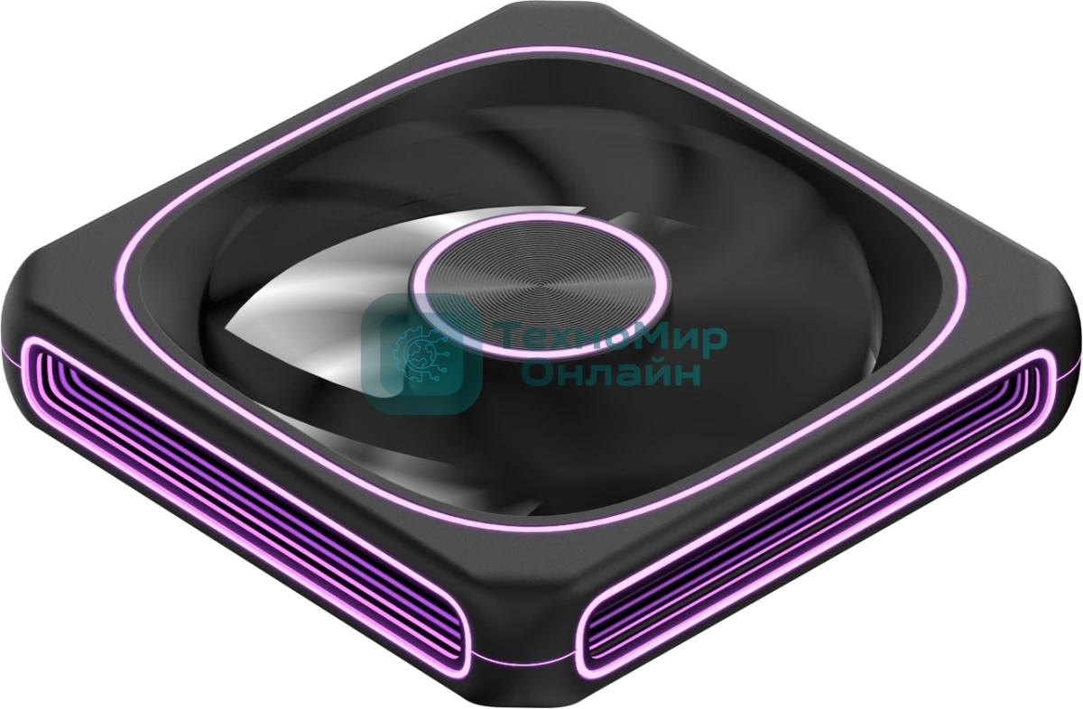 Вентилятор для корпуса Formula Air Fusion 1 BK ARGb 120х120x28 черный 4-pin 36.93дБ (упак.:1шт) Ret
